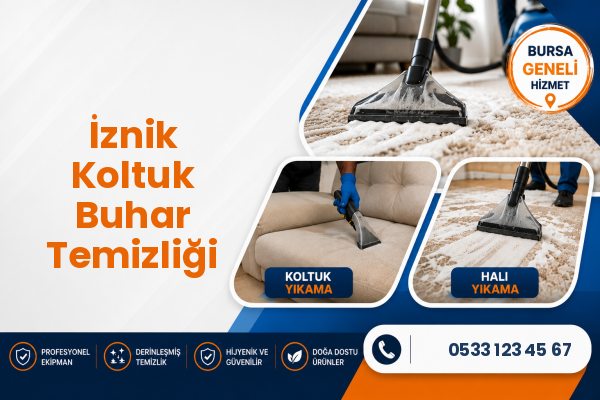İznik Koltuk Buhar Temizliği