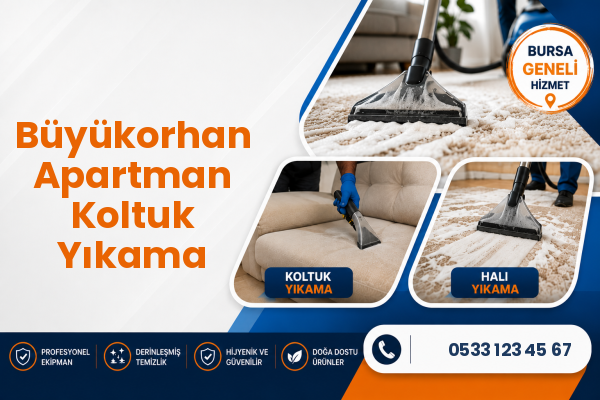 Büyükorhan Apartman Koltuk Yıkama