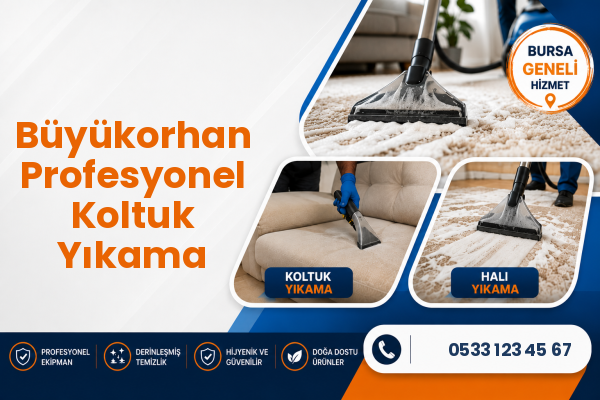 Büyükorhan Profesyonel Koltuk Yıkama