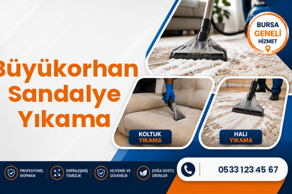 Büyükorhan Sandalye Yıkama