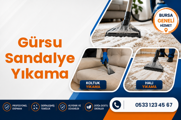 Gürsu Sandalye Yıkama