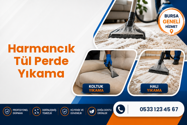 Harmancık Tül Perde Yıkama