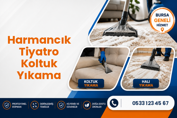 Harmancık Tiyatro Koltuk Yıkama