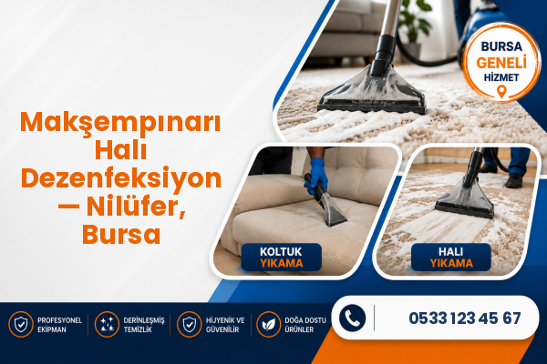 Makşempınarı Halı Dezenfeksiyon — Nilüfer, Bursa