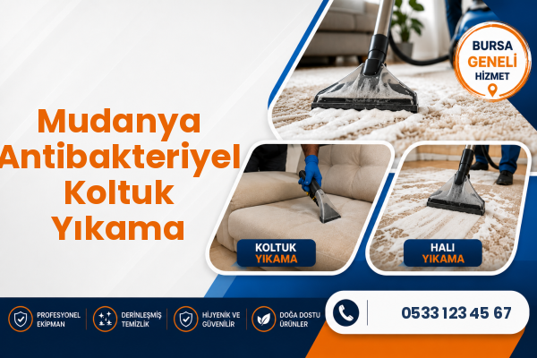 Mudanya Antibakteriyel Koltuk Yıkama