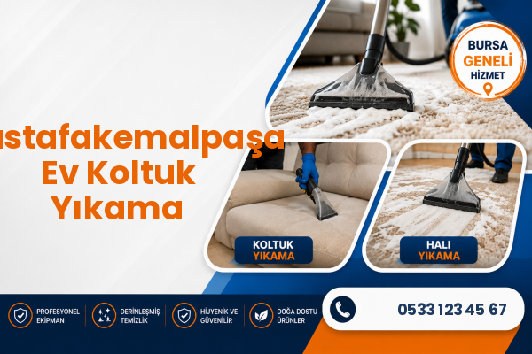 Mustafakemalpaşa Ev Koltuk Yıkama