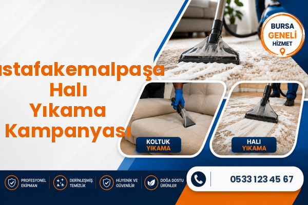 Mustafakemalpaşa Halı Yıkama Kampanyası