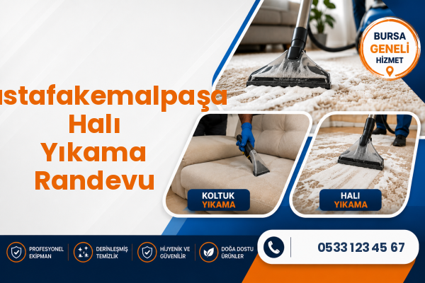 Mustafakemalpaşa Halı Yıkama Randevu