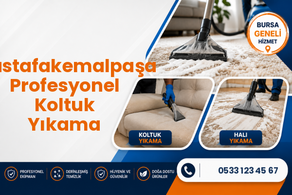 Mustafakemalpaşa Profesyonel Koltuk Yıkama