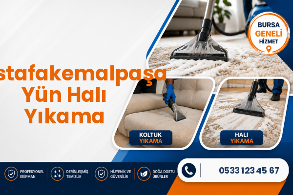 Mustafakemalpaşa Yün Halı Yıkama