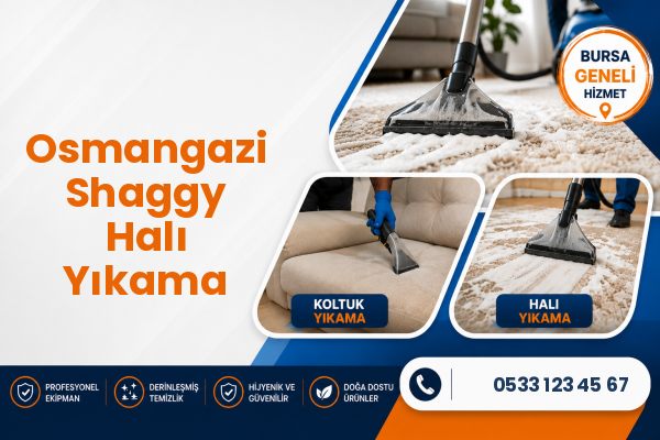 Osmangazi Shaggy Halı Yıkama