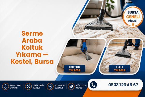 Serme Araba Koltuk Yıkama — Kestel, Bursa