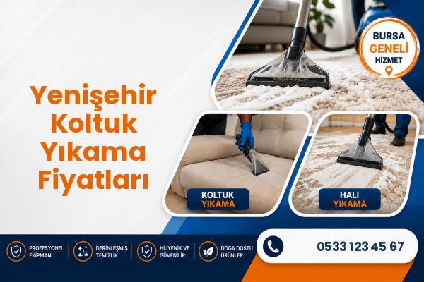 Yenişehir Koltuk Yıkama Fiyatları