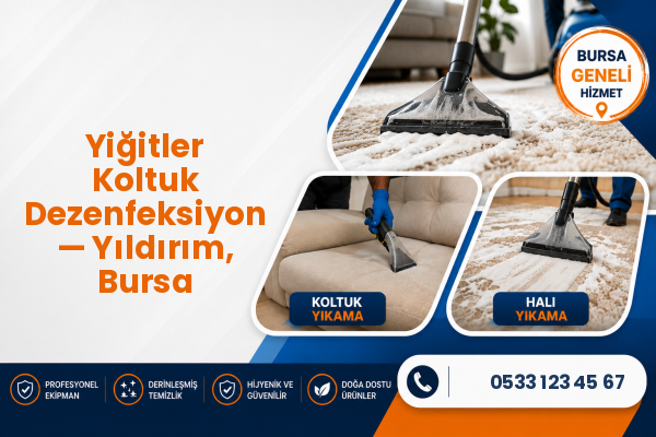 Yiğitler Koltuk Dezenfeksiyon — Yıldırım, Bursa