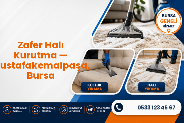 Zafer Halı Kurutma — Mustafakemalpaşa, Bursa